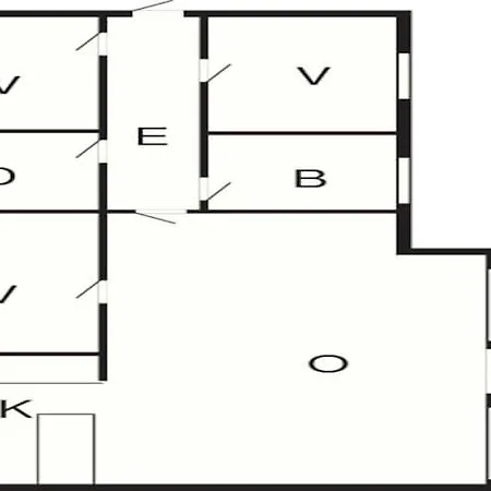 Сasa de vacaciones 5 Person In Rodby-by Traum *